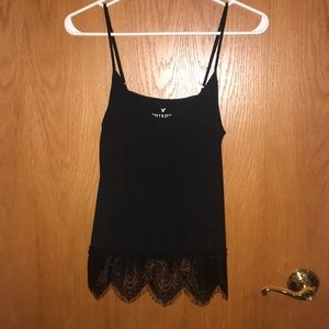 American Eagle lace trim cami